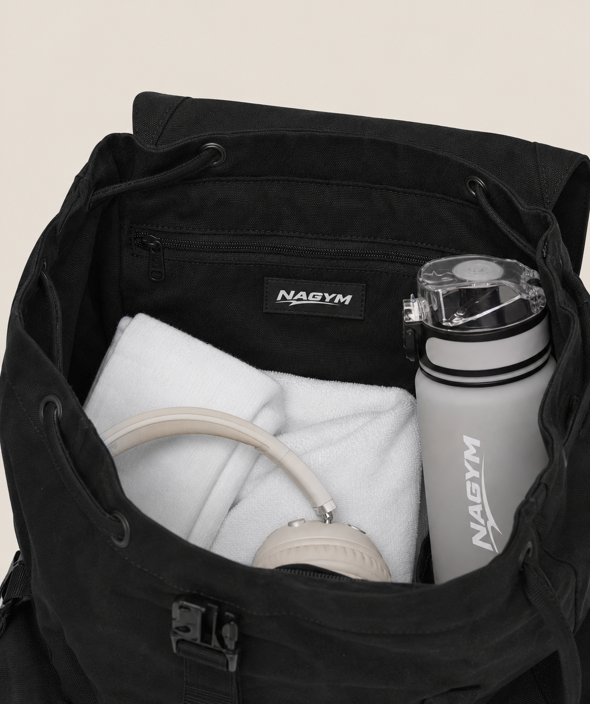 NAGYM Backpack interior view